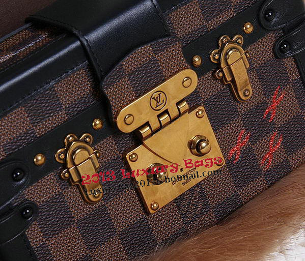 Louis Vuitton Petite Malle Damier Ebene Canvas Bag N41003