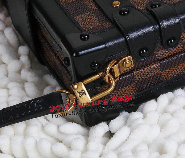 Louis Vuitton Petite Malle Damier Ebene Canvas Bag N41003