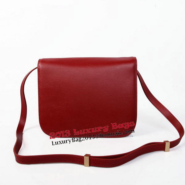 Celine Classic Box Small Flap Bag Smooth Leather C88007C Burgundy