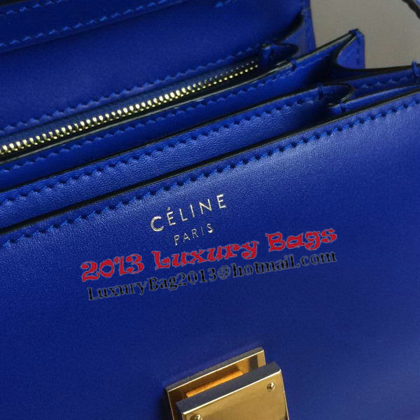 Celine Classic Box mini Flap Bag Smooth Leather C11041T Royal