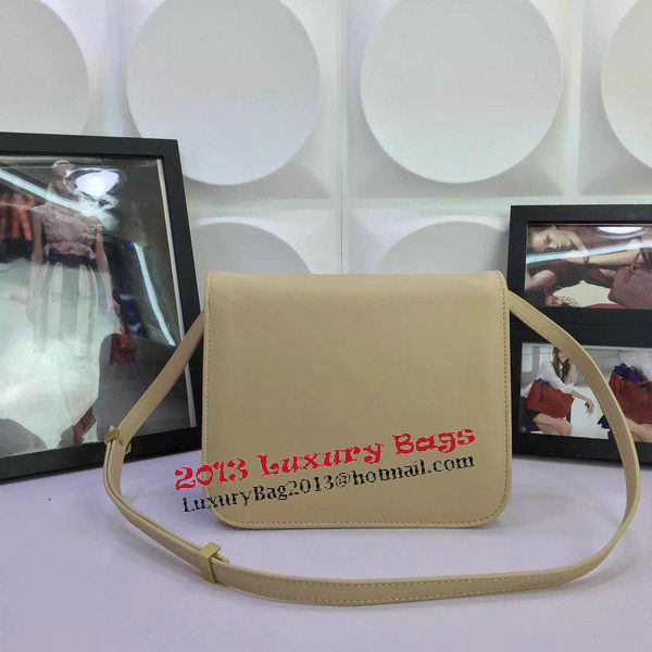 Celine Classic Box Flap Bag Calfskin Leather C88008 Apricot