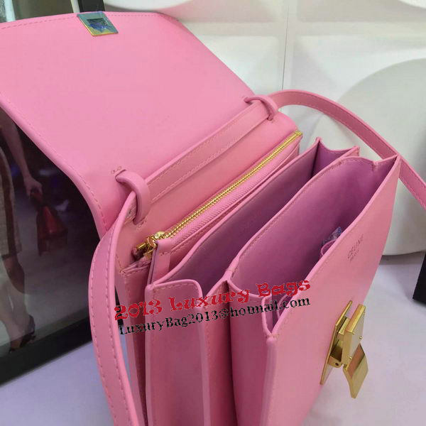 Celine Classic Box Flap Bag Calfskin Leather C88008 Pink