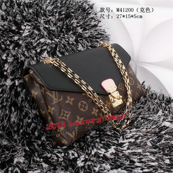 Louis Vuitton Monogram Canvas Pallas Chain Aurore Bag M41200 Black