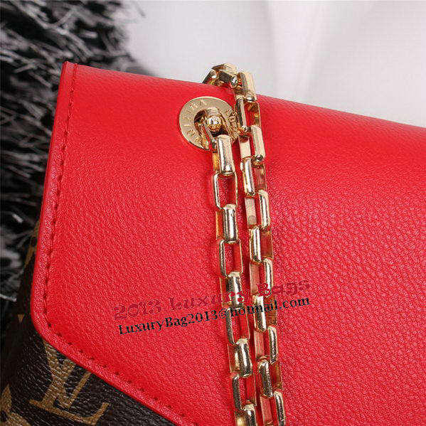 Louis Vuitton Monogram Canvas Pallas Chain Aurore Bag M41200 Red