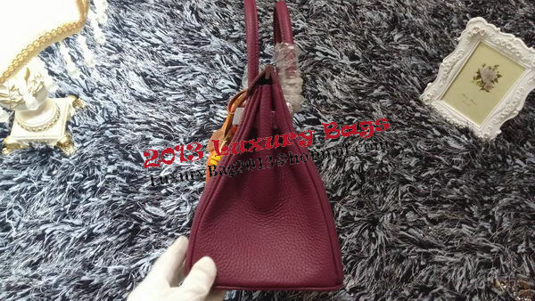 Hermes Birkin 30CM Tote Bags Litchi Leather H30LI Purple