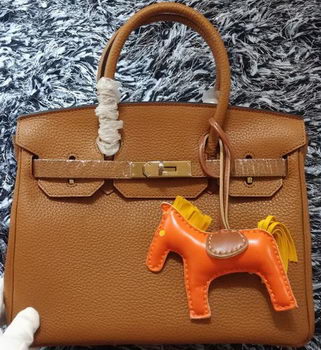 Hermes Birkin 30CM Tote Bags Litchi Leather H30LI Wheat