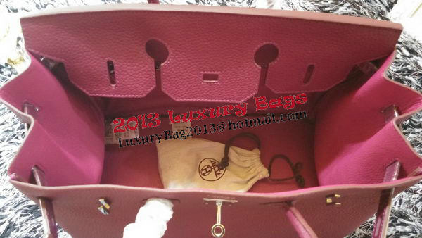 Hermes Birkin 35CM Tote Bag Litchi Leather HB35GL Purple