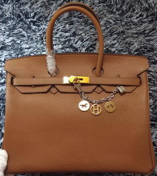 Hermes Birkin 35CM Tote Bag Litchi Leather HB35GL Wheat