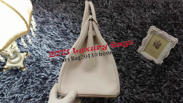 Hermes Birkin 35CM Tote Bag Litchi Leather HB35GL White