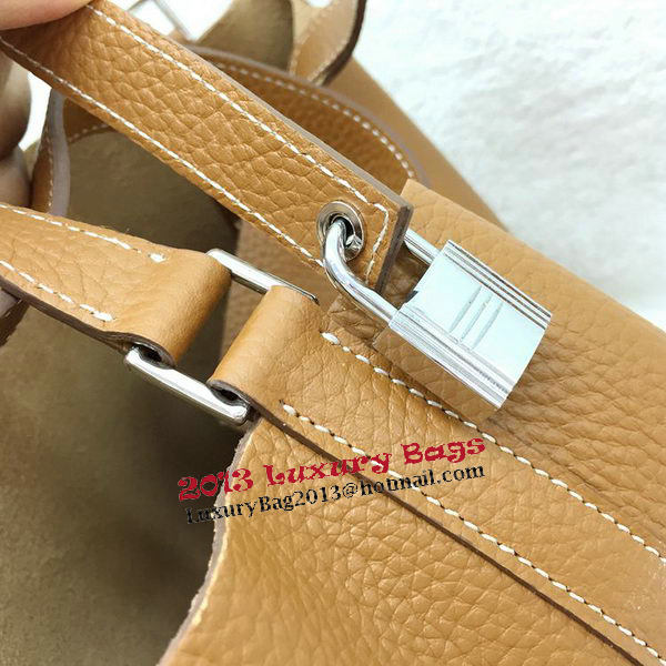 Hermes Picotin Lock 22cm Bags Litchi Leather HPL1048 Wheat