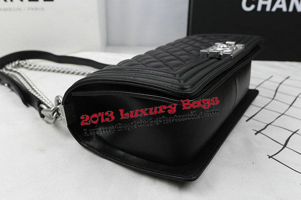 Boy Chanel Flap Bag Original Calfskin Leather A67025 Black