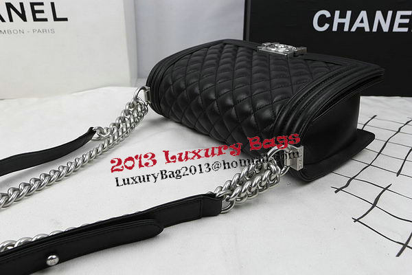 Boy Chanel Flap Bag Original Calfskin Leather A67025 Black