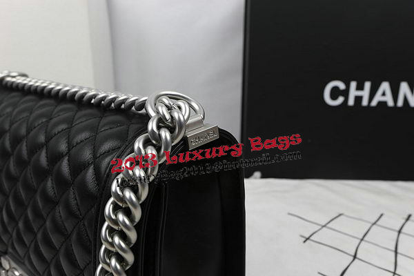 Boy Chanel Flap Bag Original Calfskin Leather A67025 Black