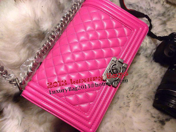 Boy Chanel Flap Shoulder Bag Sheepskin Leather A67086 Rose