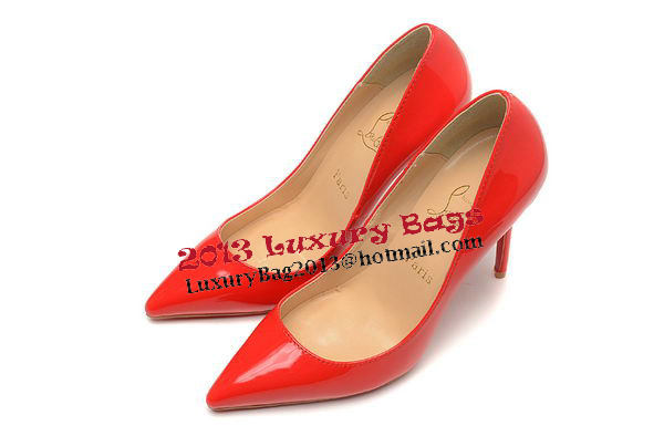 Christian Louboutin 100mm Pump Patent Leather CL1493 Red