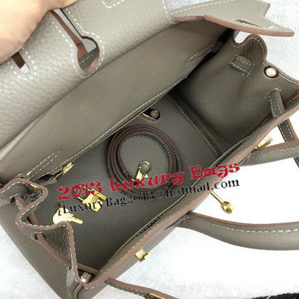 Hermes Birkin 25CM Tote Bag Original Leather H25T Grey