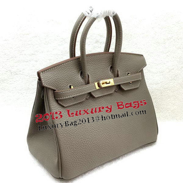 Hermes Birkin 25CM Tote Bag Original Leather H25T Grey