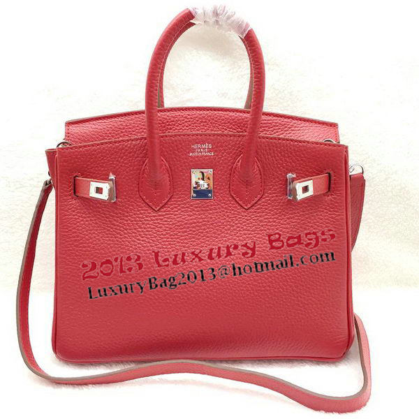 Hermes Birkin 25CM Tote Bag Original Leather H25T Red