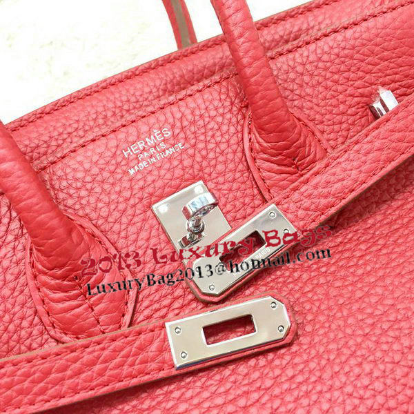 Hermes Birkin 25CM Tote Bag Original Leather H25T Red