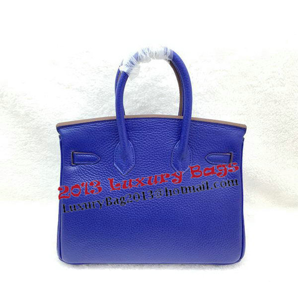 Hermes Birkin 25CM Tote Bag Original Leather H25T Royal