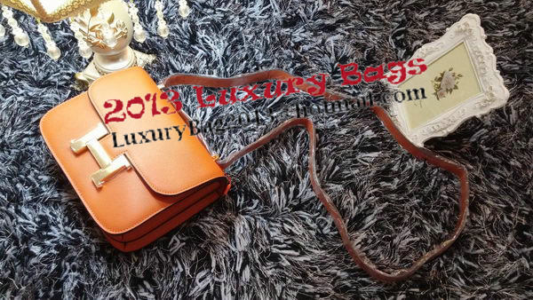 Hermes Constance Bag Litchi Leather H9998 Orange