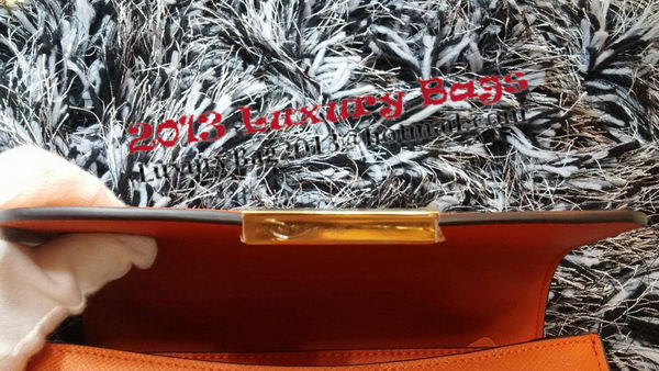 Hermes Constance Bag Litchi Leather H9998 Orange