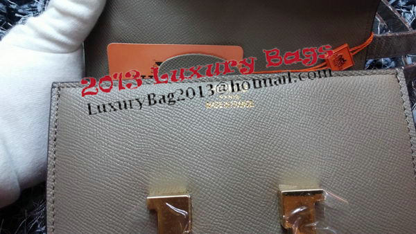 Hermes Constance Bag Litchi Leather H9999L Grey