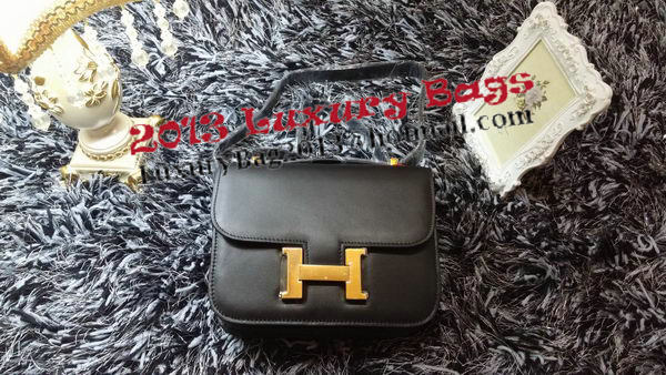 Hermes Constance Bag Smooth Leather H9998S Black