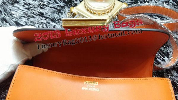 Hermes Constance Bag Smooth Leather H9998S Orange