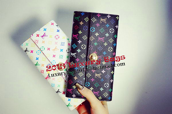 Louis Vuitton M60734 Monogram Multicolore Sarah Wallet