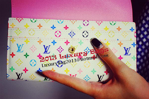 Louis Vuitton M60734 Monogram Multicolore Sarah Wallet