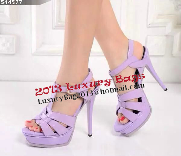 Yves Saint Laurent 130mm Pump Sandals YSL248LWR Lavender