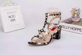 Valentino Sandals Leather VT526 Black