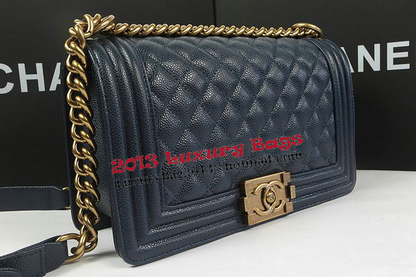 Boy Chanel Flap Bag Original Royal Cannage Pattern A67025 Gold