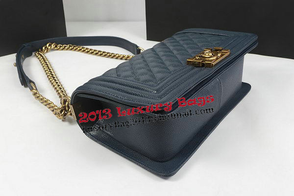 Boy Chanel Flap Bag Original Royal Cannage Pattern A67025 Gold