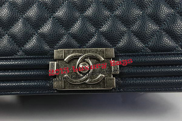 Boy Chanel Flap Bag Original Royal Cannage Pattern A67025 Silver