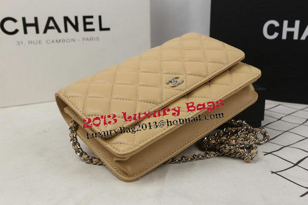 Chanel mini Flap Bag Original Sheepskin Leather A33814 Apricot