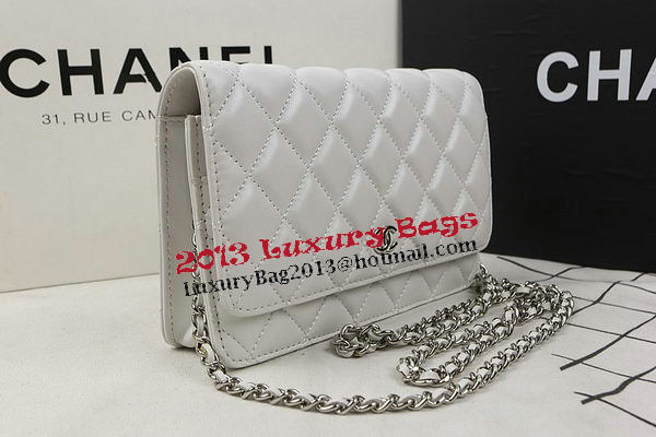 Chanel mini Flap Bag Original Sheepskin Leather A33814 OffWhite