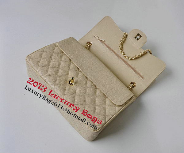 Chanel Jumbo Quilted Classic Flap Bag Apricot Cannage Patterns A58600 Gold