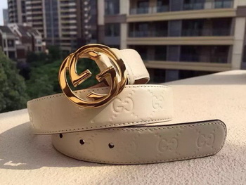 GUCCI Belt G4027 OffWhite