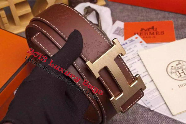 HERMES Belts HB0073G Brown