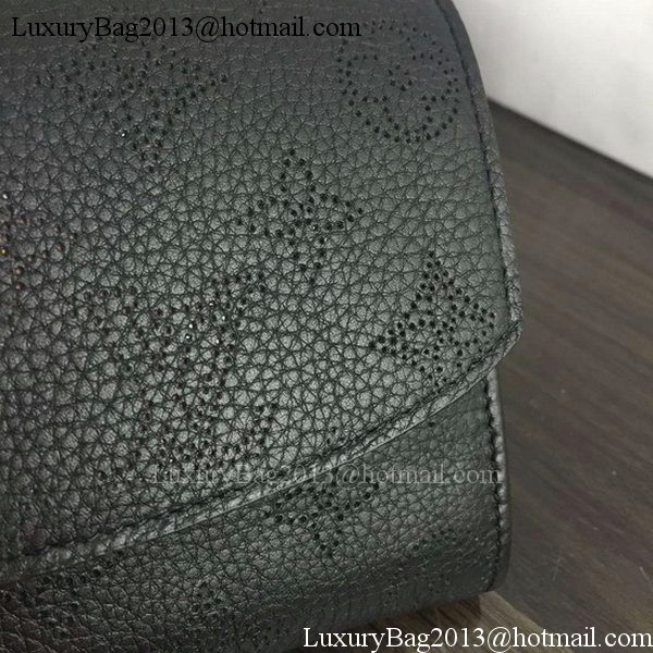 Louis Vuitton Mahina Leather IRIS Wallet M60144 Black