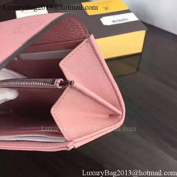 Louis Vuitton Mahina Leather IRIS Wallet M60144 Pink