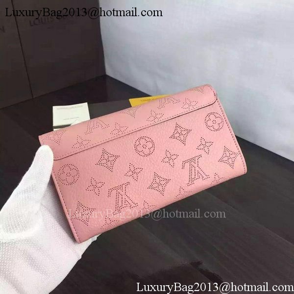 Louis Vuitton Mahina Leather IRIS Wallet M60144 Pink