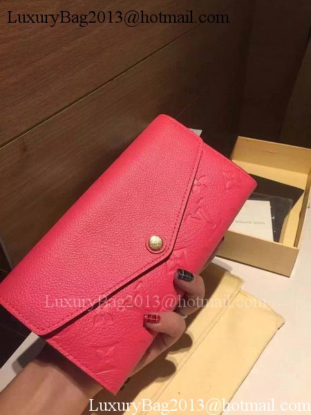 Louis Vuitton Monogram Empreinte Josephine Wallet M61369 Rose