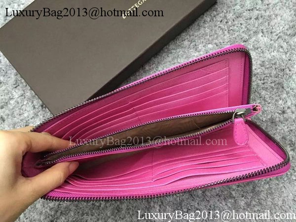 Bottega Veneta Intrecciato Leather Clutch BV144077 Rosy