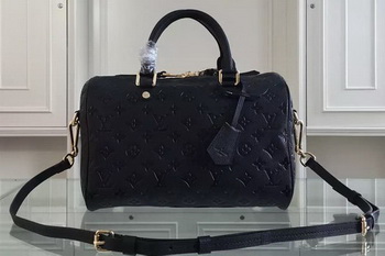 Louis Vuitton Monogram Empreinte Speedy BANDOULIERE 30 M91330 Black