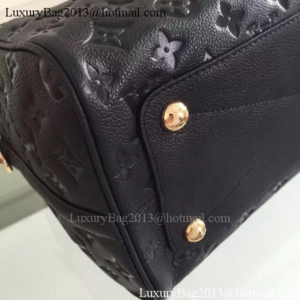 Louis Vuitton Monogram Empreinte Speedy BANDOULIERE 30 M91330 Black