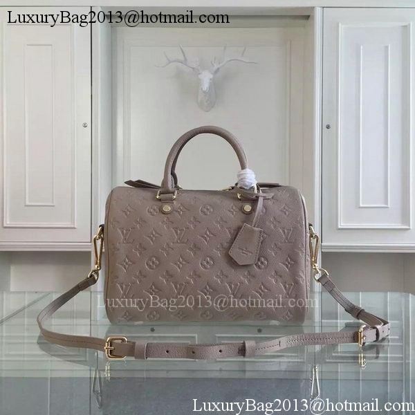 Louis Vuitton Monogram Empreinte Speedy BANDOULIERE 30 M91330 Grey