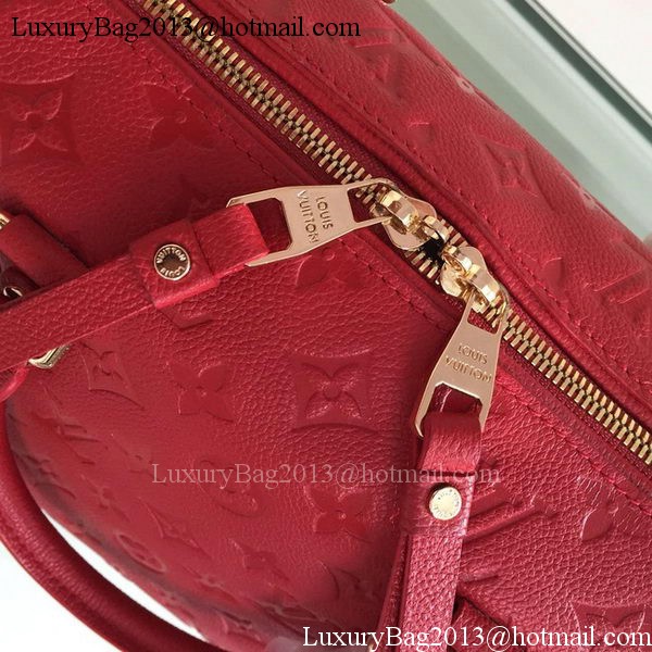 Louis Vuitton Monogram Empreinte Speedy BANDOULIERE 30 M91330 Red